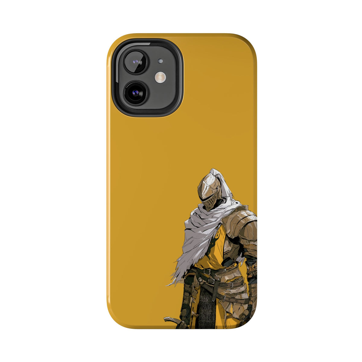 Knight Warrior Phone Case — Yellow Armor Protective Tough Case