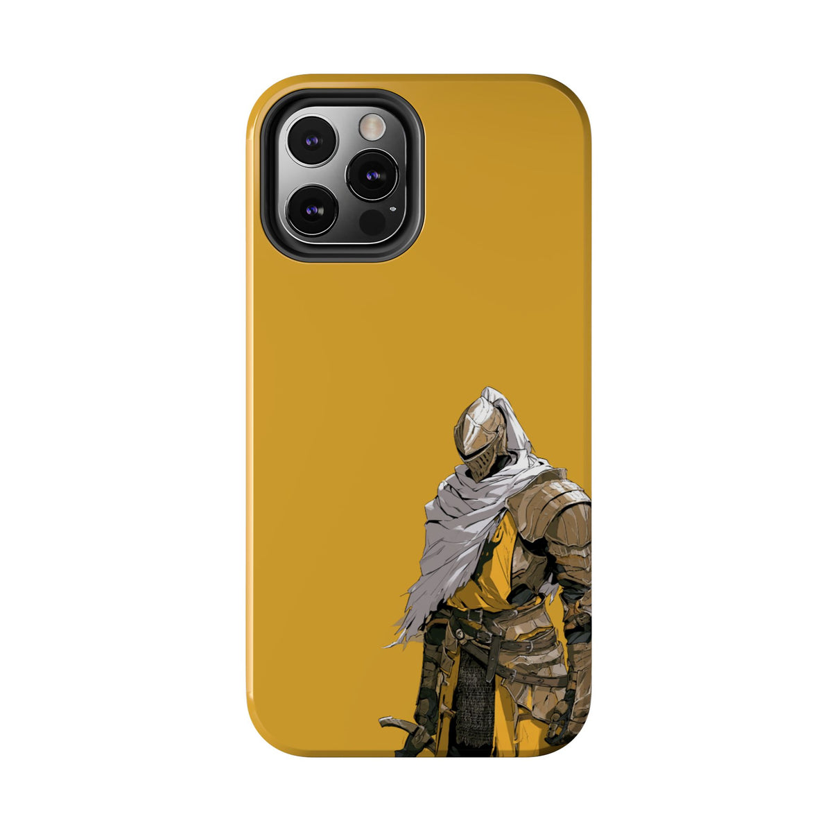 Knight Warrior Phone Case — Yellow Armor Protective Tough Case
