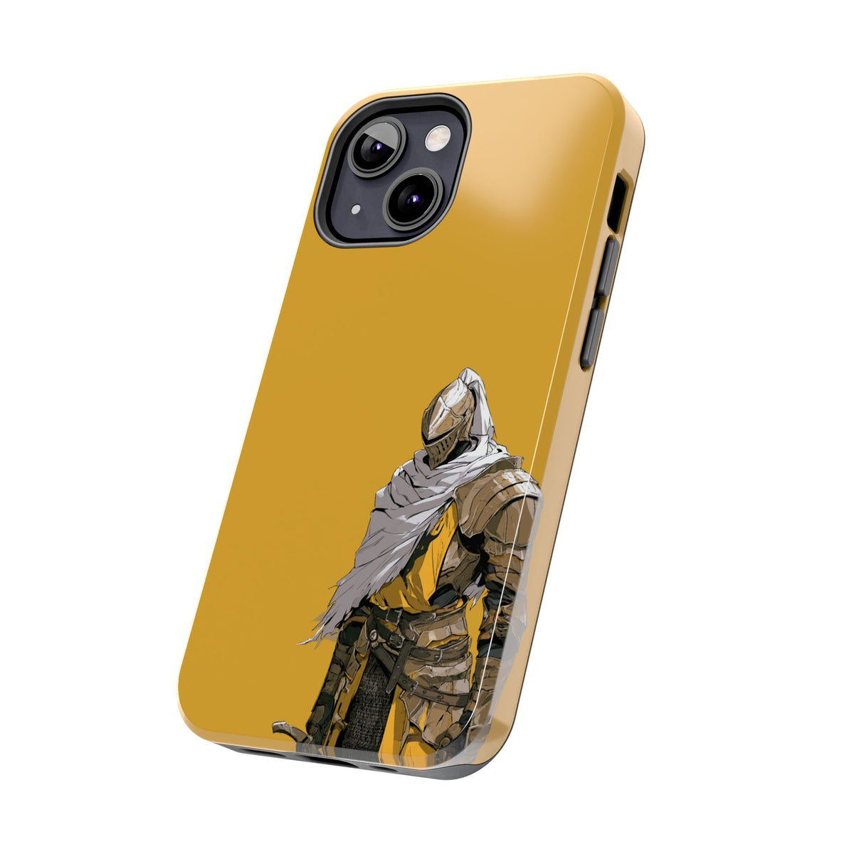 Knight Warrior Phone Case — Yellow Armor Protective Tough Case