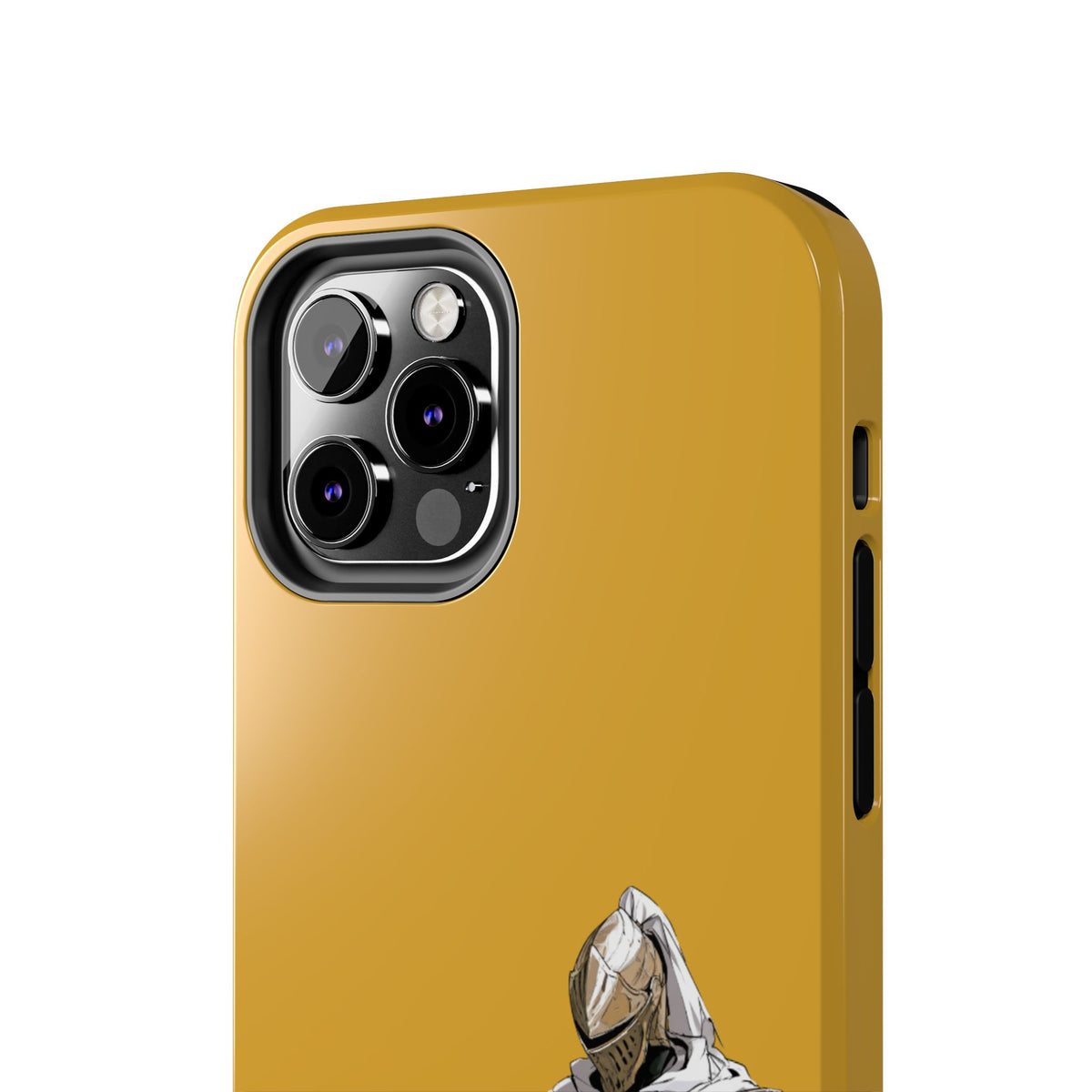 Knight Warrior Phone Case — Yellow Armor Protective Tough Case