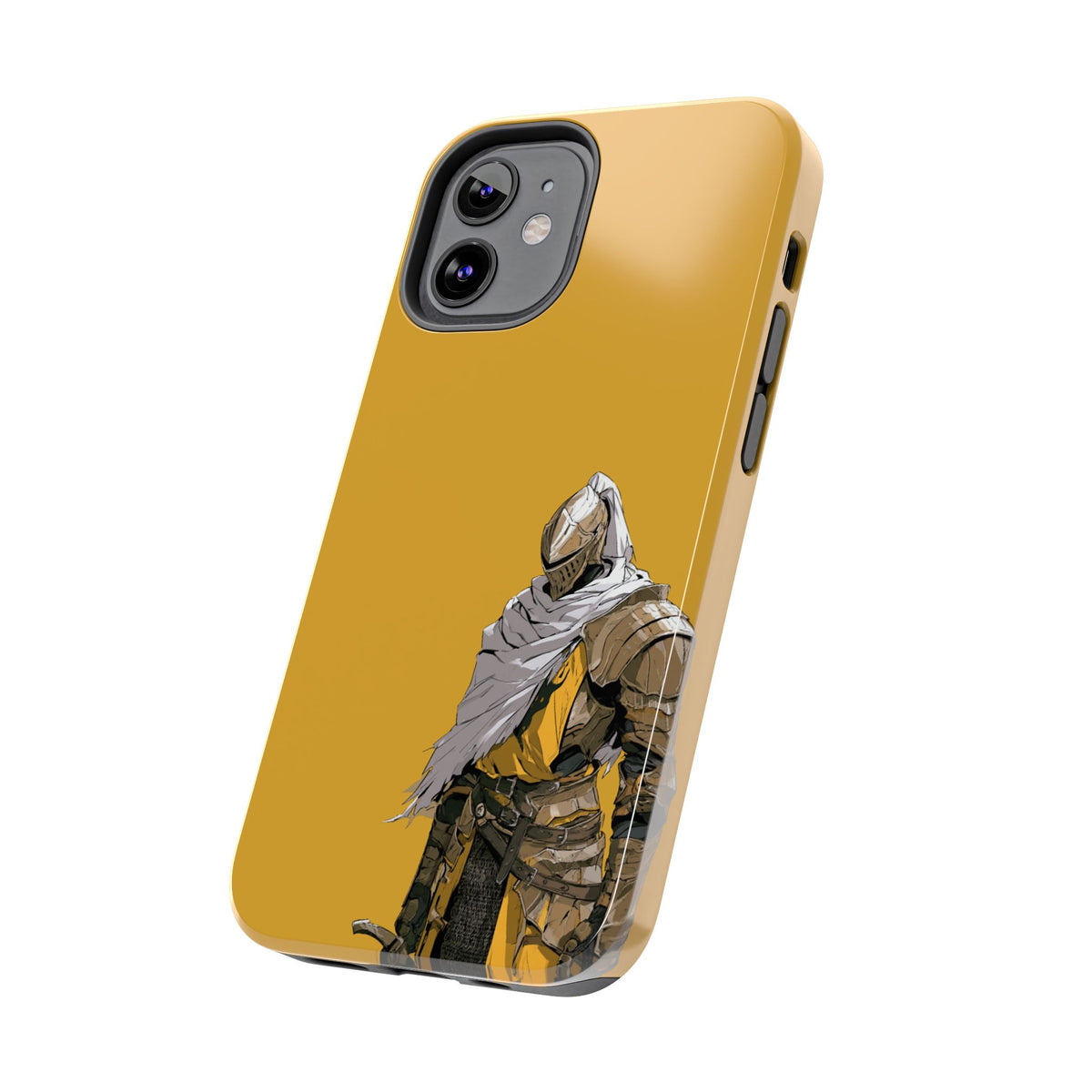 Knight Warrior Phone Case — Yellow Armor Protective Tough Case