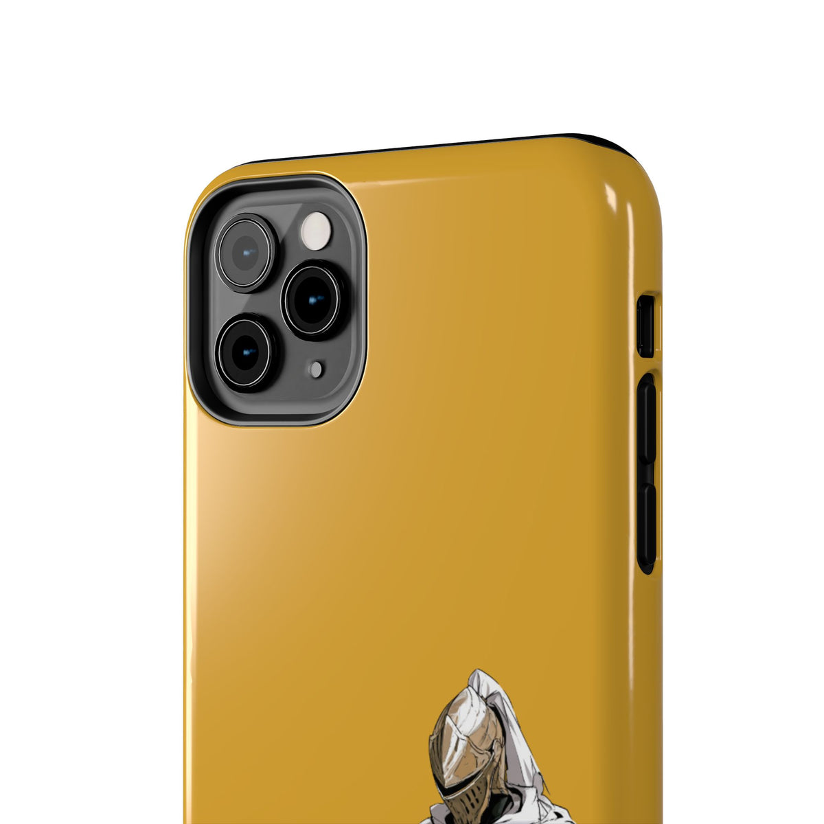 Knight Warrior Phone Case — Yellow Armor Protective Tough Case