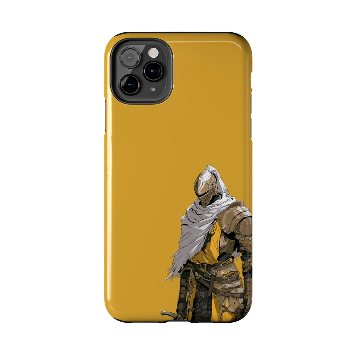 Knight Warrior Phone Case — Yellow Armor Protective Tough Case