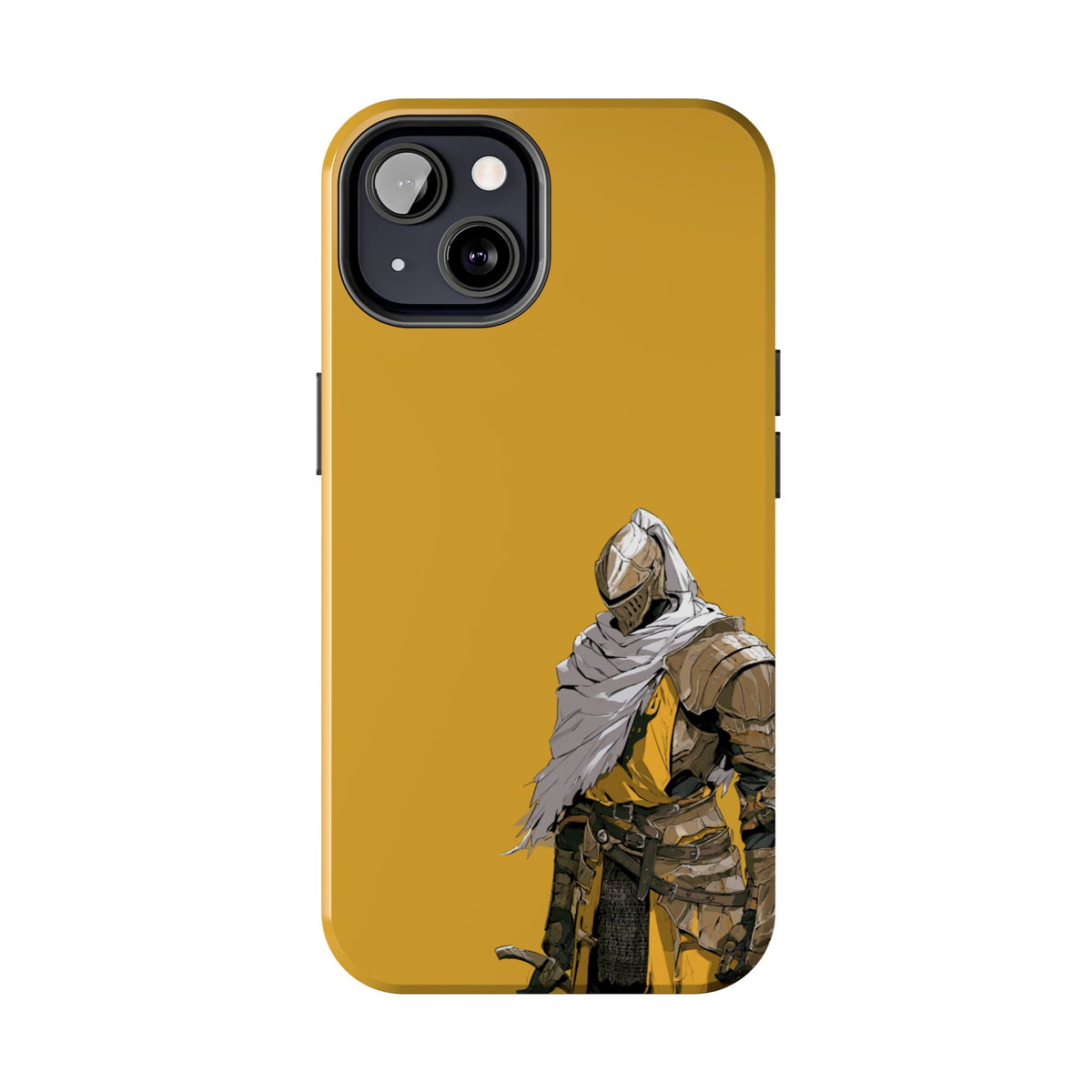 Knight Warrior Phone Case — Yellow Armor Protective Tough Case