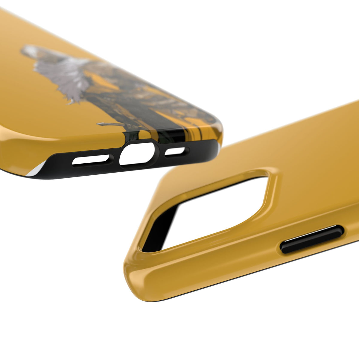 Knight Warrior Phone Case — Yellow Armor Protective Tough Case