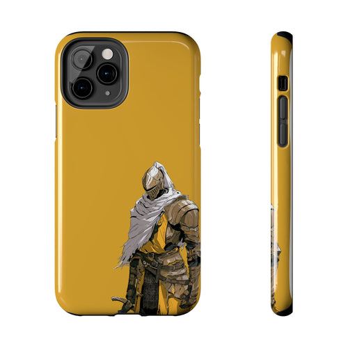 Knight Warrior Phone Case — Yellow Armor Protective Tough Case