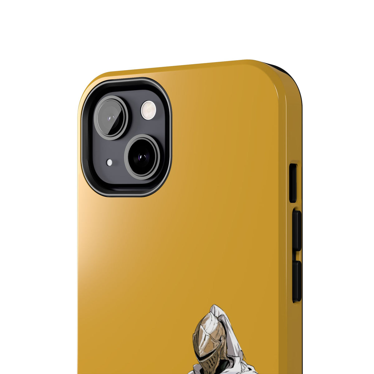 Knight Warrior Phone Case — Yellow Armor Protective Tough Case