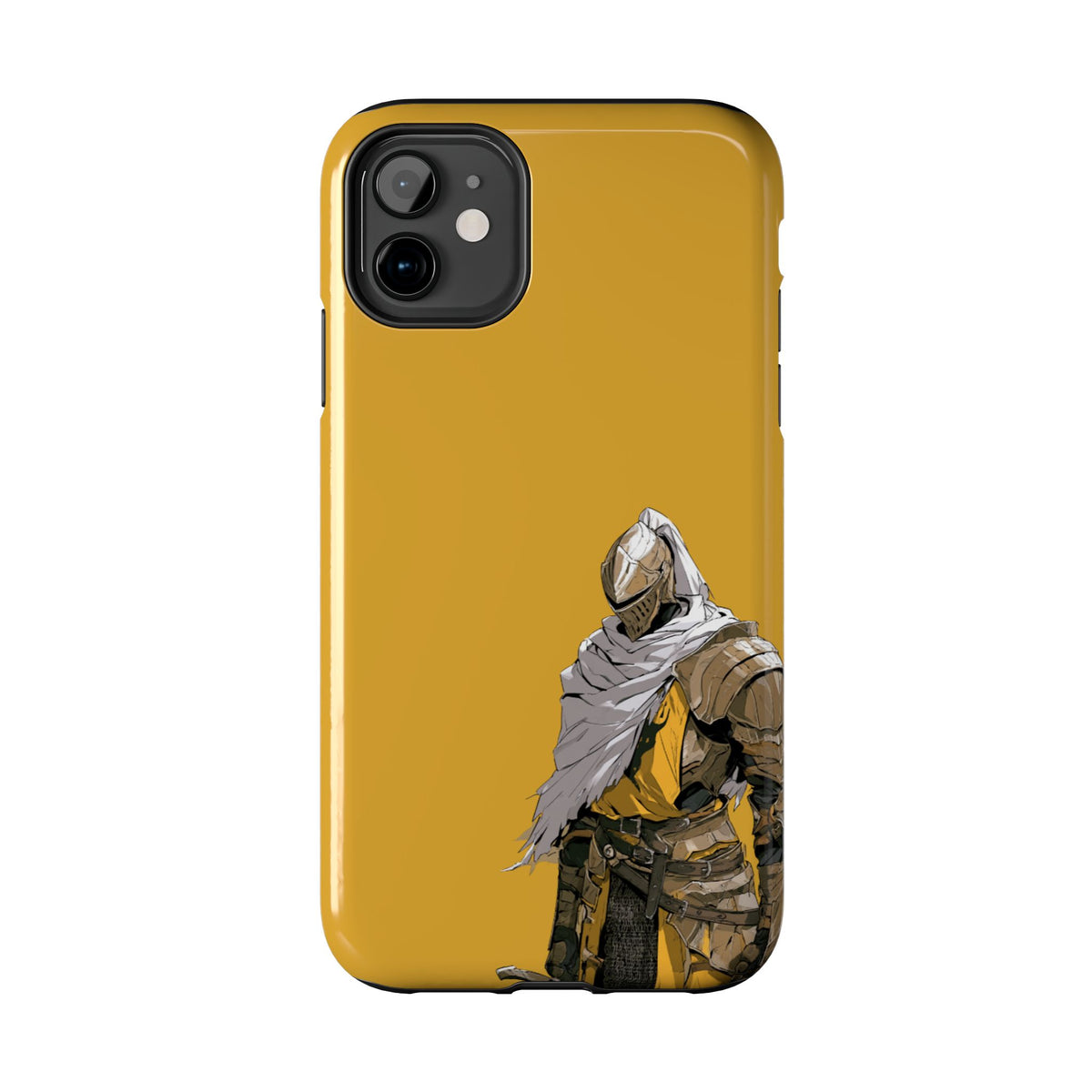 Knight Warrior Phone Case — Yellow Armor Protective Tough Case