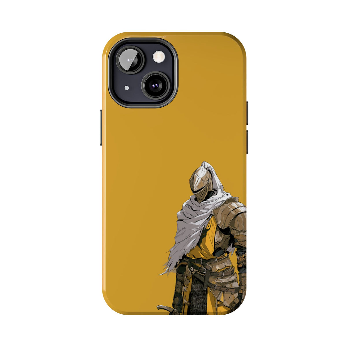 Knight Warrior Phone Case — Yellow Armor Protective Tough Case
