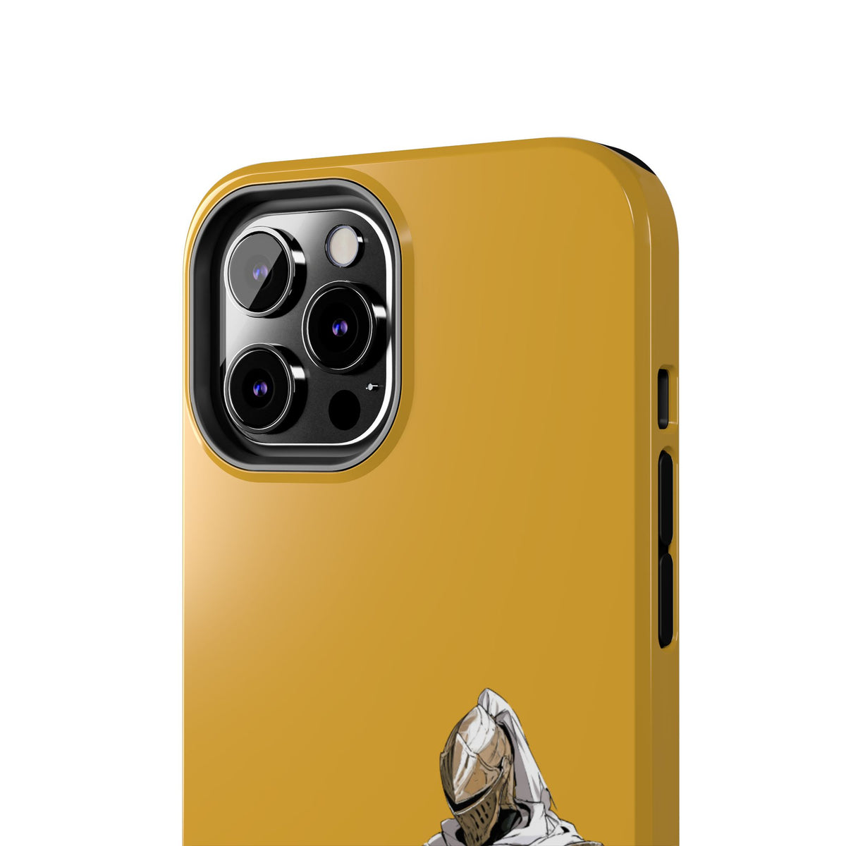 Knight Warrior Phone Case — Yellow Armor Protective Tough Case