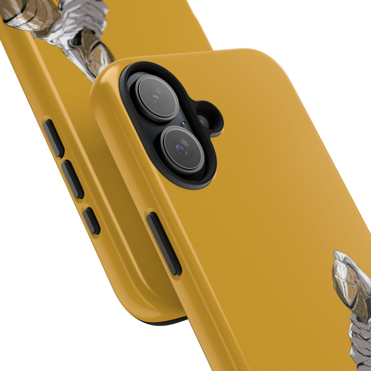 Knight Warrior Phone Case — Yellow Armor Protective Tough Case