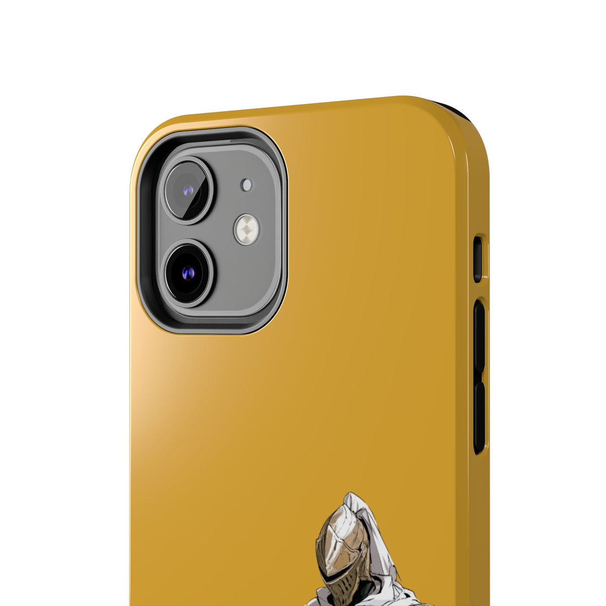 Knight Warrior Phone Case — Yellow Armor Protective Tough Case