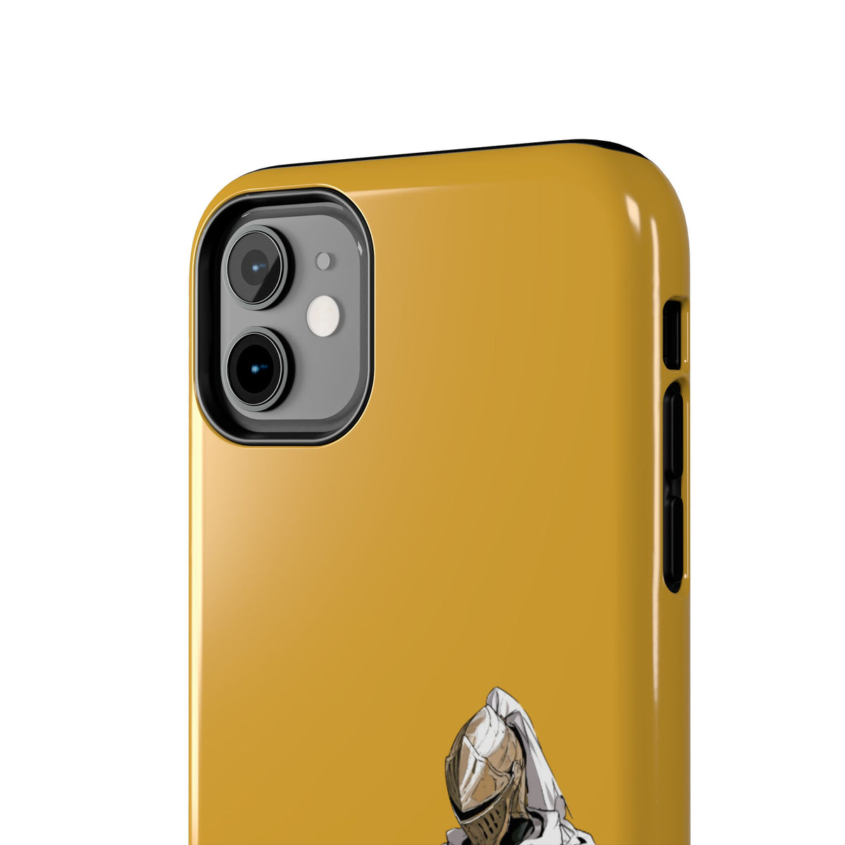 Knight Warrior Phone Case — Yellow Armor Protective Tough Case