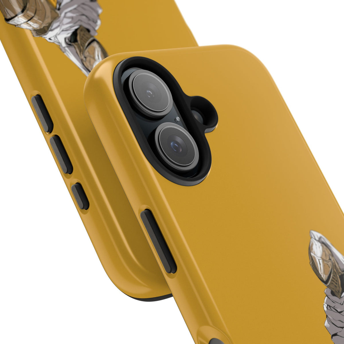 Knight Warrior Phone Case — Yellow Armor Protective Tough Case