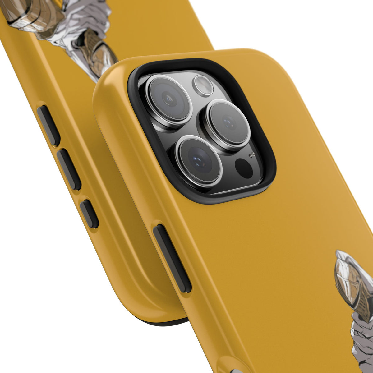 Knight Warrior Phone Case — Yellow Armor Protective Tough Case