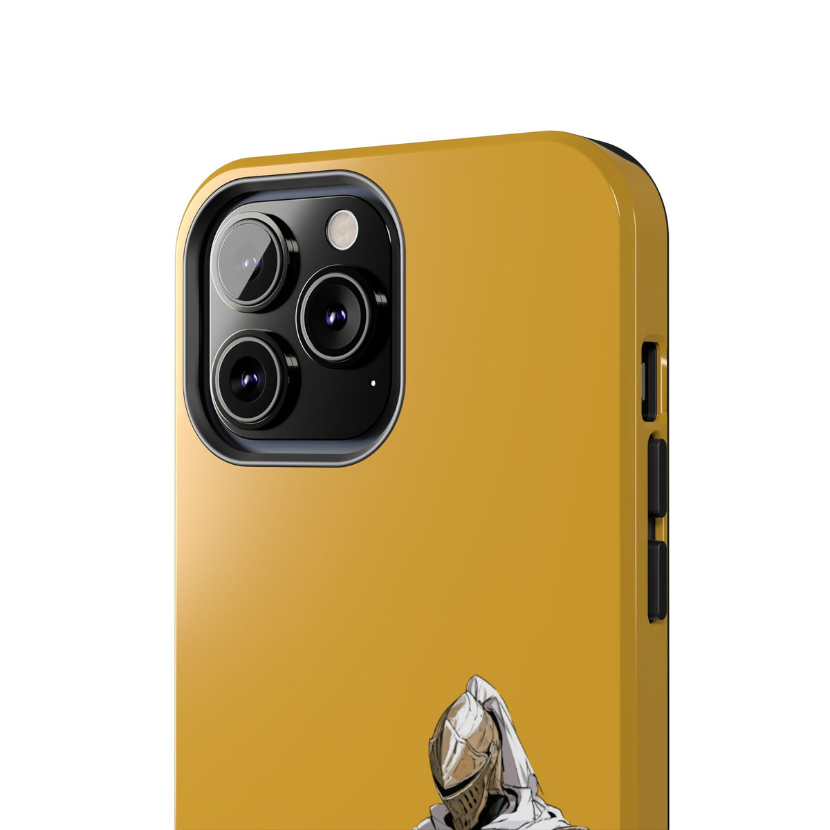 Knight Warrior Phone Case — Yellow Armor Protective Tough Case