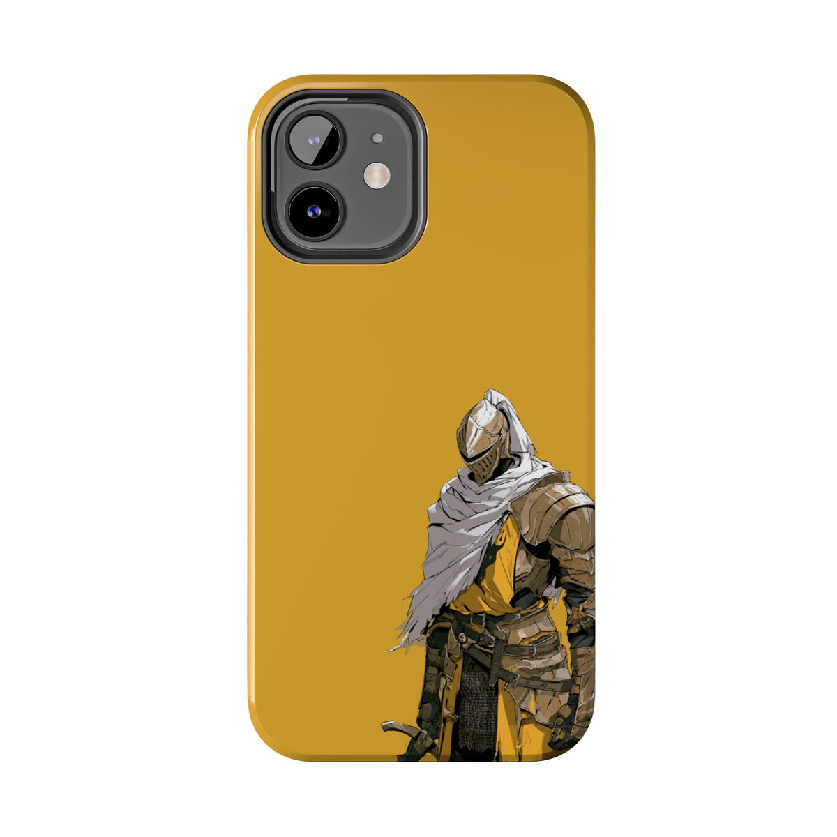 Knight Warrior Phone Case — Yellow Armor Protective Tough Case