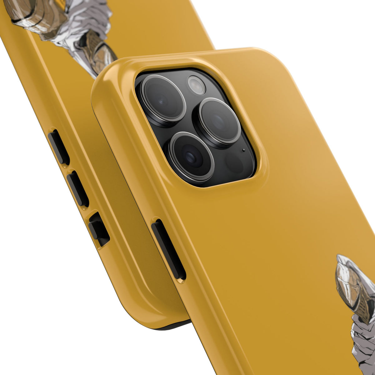 Knight Warrior Phone Case — Yellow Armor Protective Tough Case