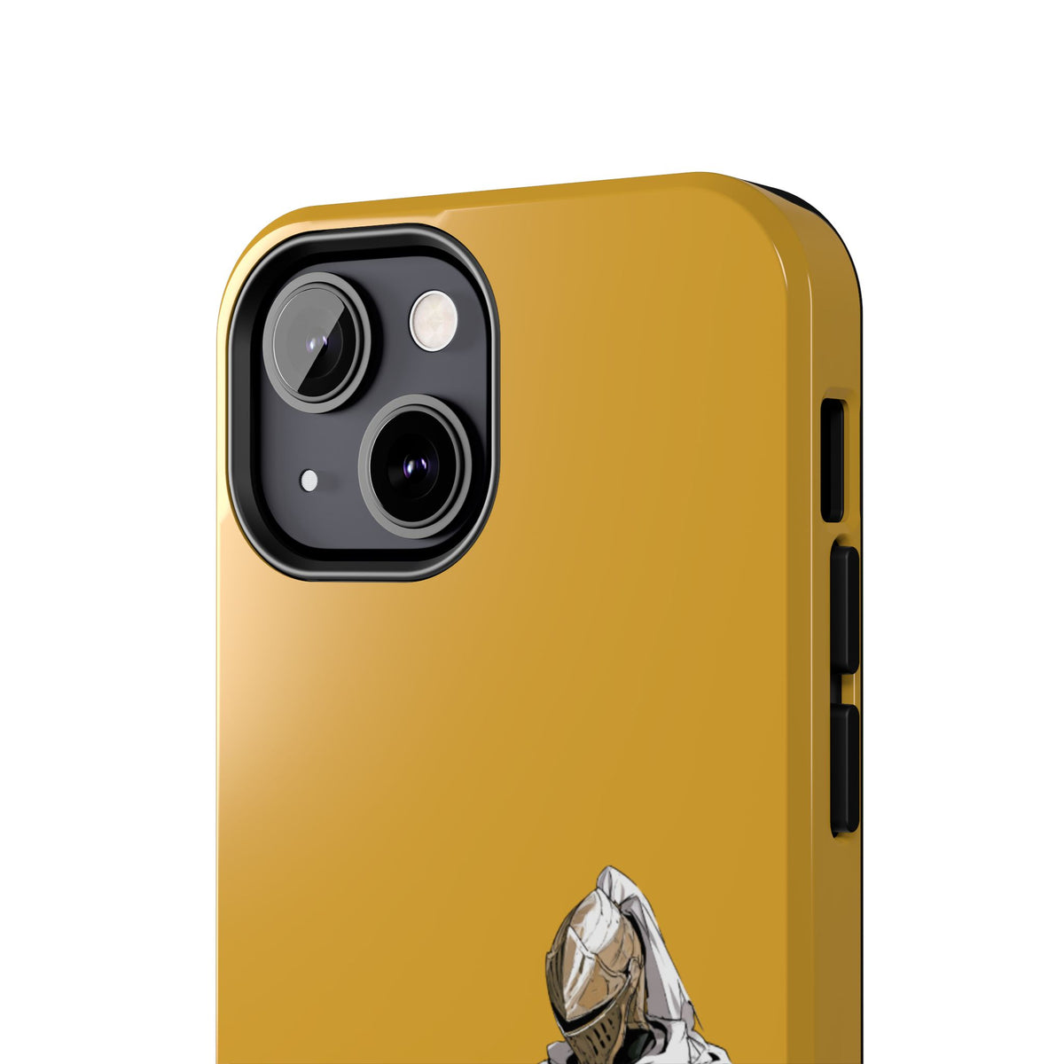 Knight Warrior Phone Case — Yellow Armor Protective Tough Case