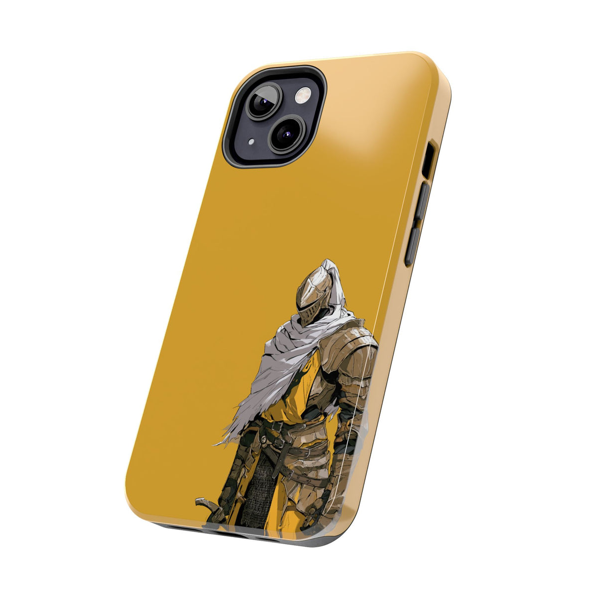 Knight Warrior Phone Case — Yellow Armor Protective Tough Case