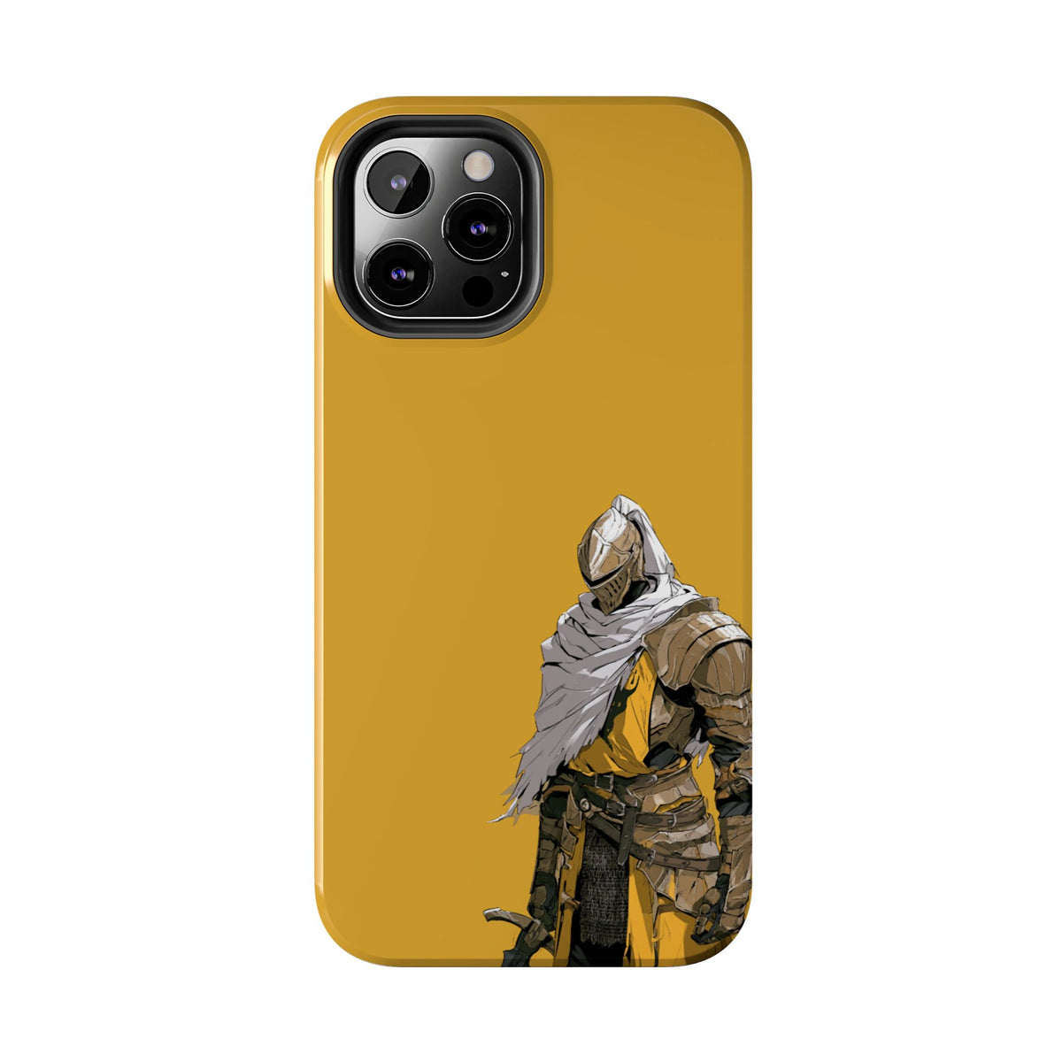 Knight Warrior Phone Case — Yellow Armor Protective Tough Case