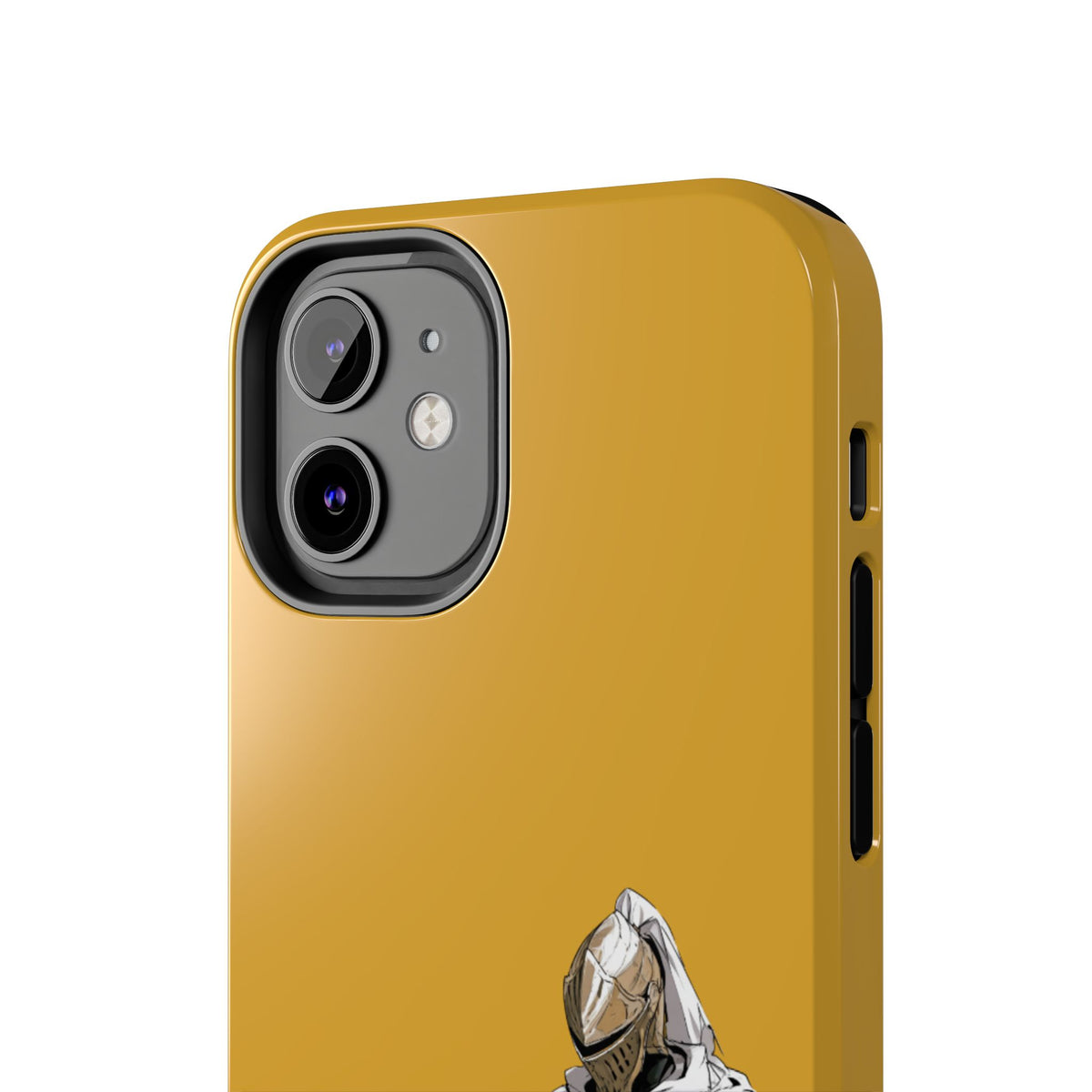 Knight Warrior Phone Case — Yellow Armor Protective Tough Case