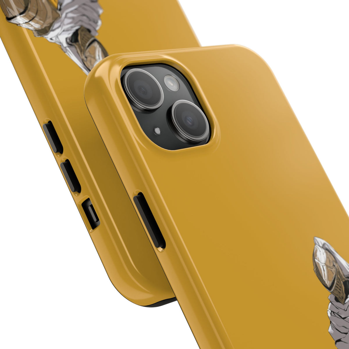 Knight Warrior Phone Case — Yellow Armor Protective Tough Case