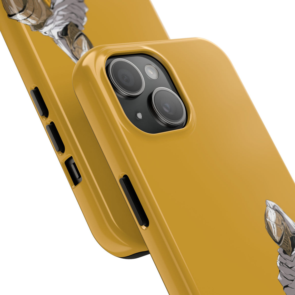 Knight Warrior Phone Case — Yellow Armor Protective Tough Case